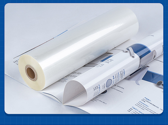 BOPP Thermal Laminating Glossy Film EVA Pre-coated 18micron Custom Width and Length Film for Flexo & Graphic Printing