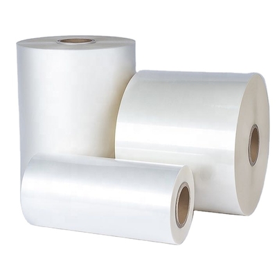 Glossy BOPP Thermal Laminating Film EVA Pre-coated 18-27 Micron Custom Width and Length Film for Paper Printing