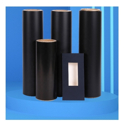 Pre-coated Velvet Soft Touch Black Thermal Lamination Film for Premium Luxury Liquor Perfume Watches and Jewellery Packs/boxes