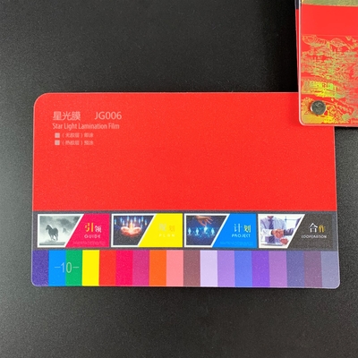 Transparent Starlight Sparkle No Adhesive CPP Thermal Paper Laminating Film for Packaging & Printing Industry