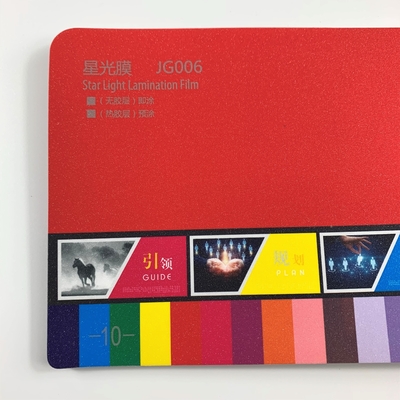 Transparent Starlight Sparkle No Adhesive CPP Thermal Paper Laminating Film for Packaging & Printing Industry