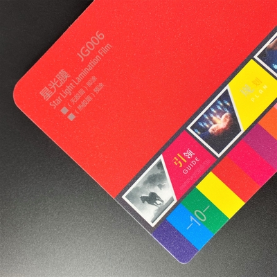 Transparent Starlight Sparkle No Adhesive CPP Thermal Paper Laminating Film for Packaging & Printing Industry