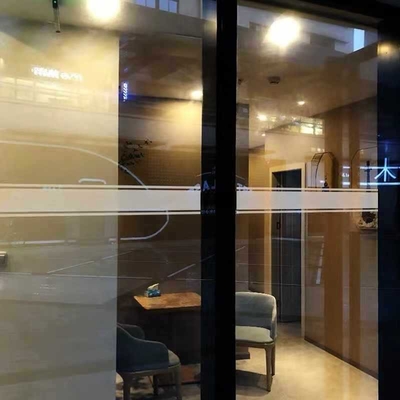 CPP Vision Strip Frosted Safty Visual Glazing Strip Safty Decal Window Marking Safty Decal for Glass Window Adhesive Motif