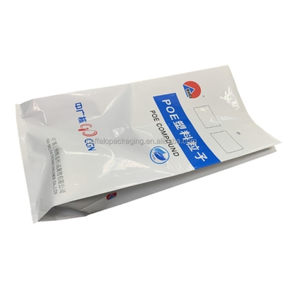 Chemical Plastic Particle Fertilizer Packaging Bags With Side Gusset Aluminum Foil 25 Kg Moisture-proof Heavy Duty Bag