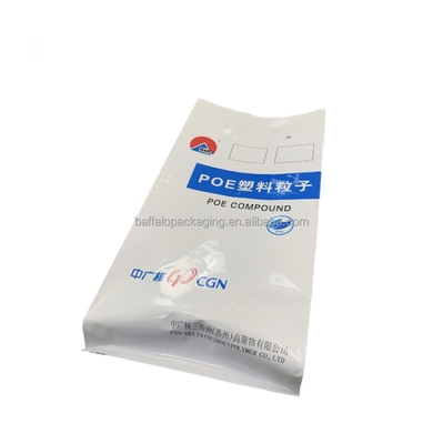 Chemical Plastic Particle Fertilizer Packaging Bags With Side Gusset Aluminum Foil 25 Kg Moisture-proof Heavy Duty Bag