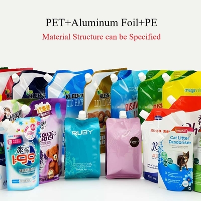 8L Reusable Plastic Water Pouch Outdoor Camping Hiking Portable Water Bags Drinking Flat Bottom Folding Water Bag with Spout