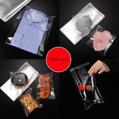 Width 75cm 100pcs/Pack Extra Large Custom Printing Apparel Door-mat Packaging Self Sealing Bopp Bag Clear Plastic Cellophane Bag