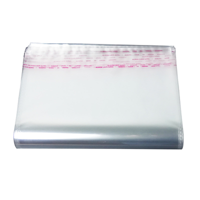 Width 65cm 100pcs/Pack Extra Large Custom Printing Apparel Door-mat Package Self Sealing Bopp Bag Clear Plastic Cellophane Bag