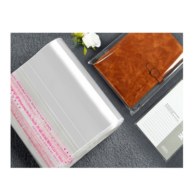 Width 26cm Ready-to-ship and Custom Clear Resealable Self Adhesive Bag Plastic Cellophane Bags Packing Clothing Cello Bags