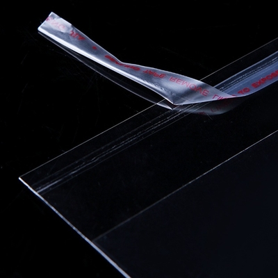 Width 20cm Wholesale Customized Self Seal Adhesive Bopp Pp Opp Poly Plastic Cello Packaging Bags for Candy Garment Clothing