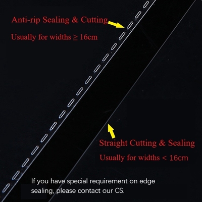 Width 8cm 9 Lengths Thick Cello Bag Long Size Clear Flat Cellophane Bags Thick Durable Cello Plastic Bags