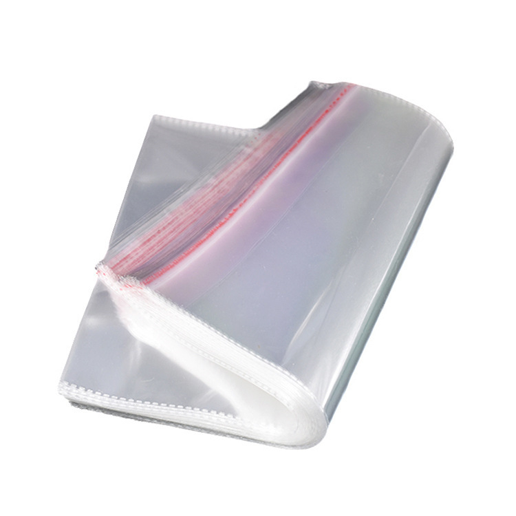 Width 35cm 14 Lengths Clear Long Self Adhesive Sealing Cello Bags Thick Plastic Opp Bags for Chocolate Pretzel